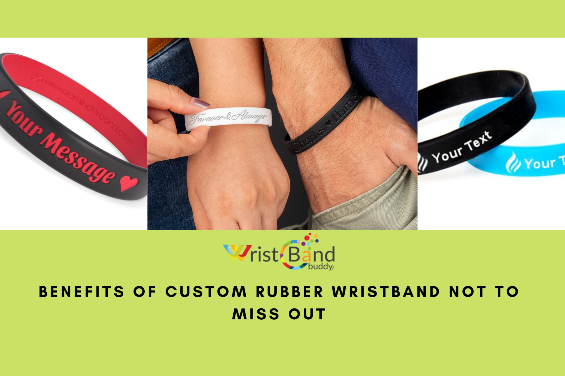 Why Should You Opt For Custom Rubber Bracelets